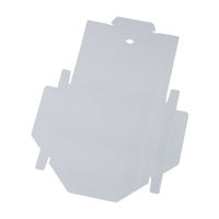 無地シルバーグレーポストギフトボックス-3/A5-30mm 1パック（20枚入） MSG-PGB3 ヘッズ