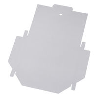 無地シルバーグレーポストギフトボックス-1/A4-30mm 1セット（100枚：20枚入×5パック） MSG-PGB1 ヘッズ