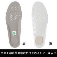 【コックシューズ】 弘進ゴム 厨房シューズ シェフメイトα-100 白 24.5cm E0635BA-245 1足