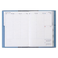 高橋書店 【2024年4月版】シャルム4 B6 バーチカル 月曜始まり スモーキーブルー 634 1冊（直送品）