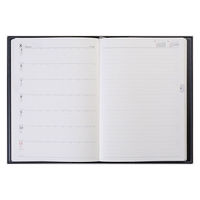 高橋書店 【2024年4月版】デスクダイアリー A5 片側1週間+ノート 月曜始まり 紺 915 1冊（直送品）