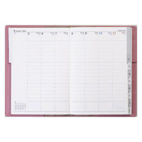 高橋書店 【2024年4月版】シャルム9 B6 バーチカル 月曜始まり グレーローズピンク 639 1冊（直送品）