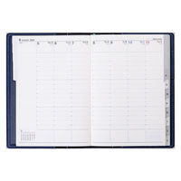 高橋書店 【2024年4月版】シャルム5 B6 バーチカル 月曜始まり ネイビー 635 1冊（直送品）