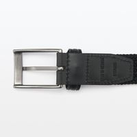 無印良品 自由な位置で留められる ストレッチベルト 全長110cm 黒 良品計画