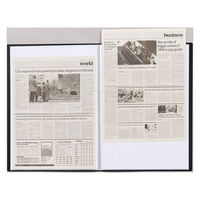 ライオン事務器 ポスター用クリアーブック A2サイズ 10ポケット ブラック 142-62 1冊