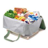 サーモス 保冷買い物カゴ用バッグ 25L カーキ RFG-025 KKI1個