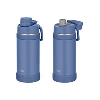 サーモス 真空断熱スポーツボトル 750ml アッシュブルー FJU-750 ASB1セット（3個）