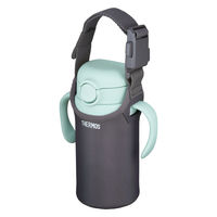 サーモス ストローマグポーチ チャコール APK-350 CHL1セット（3個）