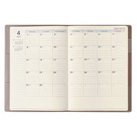 日本能率協会マネジメントセンター 【2024年4月版】NOLTY エクリ A5 週間方眼メモ グレージュ 2024-9670 1冊（直送品）