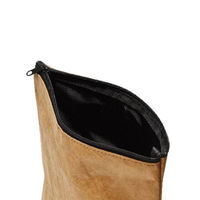 廣川 エコバッグ ポーチ タイベック製 クラフト 206542 1ケース(400個(1個×4（直送品）