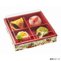 中央化学 折箱 CWH-角5.5-4 赤-鼓 (ボ) 961888 1ケース(400個(20個×（直送品）