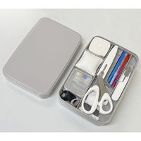 ミササ ソーイングセット 12点セット グレージュ MIS1435 1個