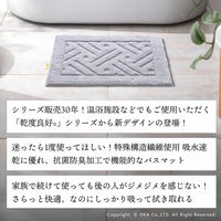 オカ 乾度良好リッカ 45×60cm バスマット ネイビー 71464 1枚（直送品）