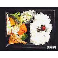 中央化学 弁当容器 CT みちる K23-18L BK 身 31948 1袋(50個)（直送品）