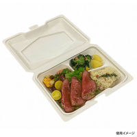 中央化学 弁当容器 MPK 街デリ BOX 25-20Y OW 155309 1袋(25個)（直送品）