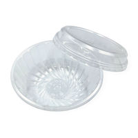 中央化学 冷麺容器 クリアボウル 小 ト付 3871 1袋(50個)（直送品）