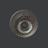 中央化学 冷麺容器 クリアボウル 大 透明蓋付 3814 1袋(50個)（直送品）