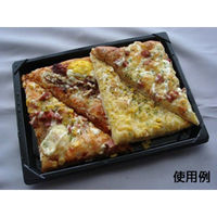 中央化学 CF 寿司容器 L 3 黒-BL 身 133678 1ケース(400個(50個×（直送品）