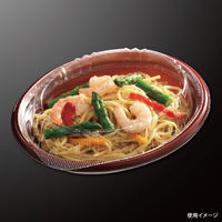 中央化学 惣菜容器 TP ボレノ M24-18 赤茶 身 17855 1ケース(450個(50個×9))（直送品）