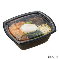 中央化学 弁当容器 BCT コバコ 18-15 BK-コトン BR 身 7344 1袋(50個)（直送品）