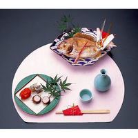 アーテック テーブルマット 尺三半月まっと金銀雲流 クリーム (100枚入) HA-33 1ケース(100個(1個×100))（直送品）