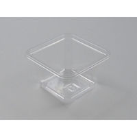 中央化学 透明カップ C-AP 角カップ 88-200 身 121442 1ケース(1500個(50個×30))（直送品）