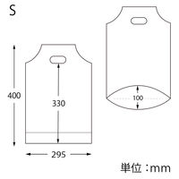 【ポリ手提げ袋】シモジマ 手抜きポリ袋 ハンディバッグS ワンダーサーカス 青色 1袋（100枚入）