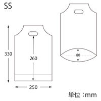 【ポリ手提げ袋】シモジマ 手抜きポリ袋 ハンディバッグSS ワンダーサーカス ピンク 1箱（100枚入×10袋）