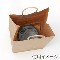 シモジマ Dカップバッグ 1個用 未晒 003271000 1束(25枚入)