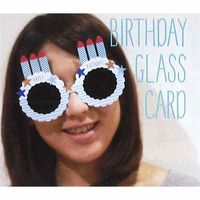 グリーティングライフ バースデーグラスカード ハート HR-9 1個