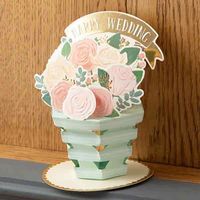 グリーティングライフ ウェディングフラワーポットカード TK-27 1個