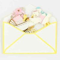 グリーティングライフ ベビートイポップアップカード アヒル YD-32 1個