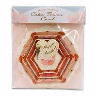 グリーティングライフ ウェディング ケーキタワーカード TK-4 1個