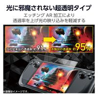 Steam Deck OLED / SteamDeck LCD ガラスフィルム 高透明 GM-SDO23FLGAR エレコム 1個（直送品）