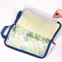 スケーター ZRF1 仕切り付連絡袋 【DINOSAURS PICTURE BOOK】 647505-ZRF1 1個