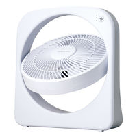 アピックスインターナショナル 2電源式スリムファン ホワイト AFS-128 1台