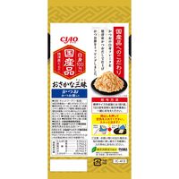 いなば CIAO チャオ おさかな三昧かつお かつお節入り国産（60g×3袋）1セット（1袋×3）キャットフード パウチ
