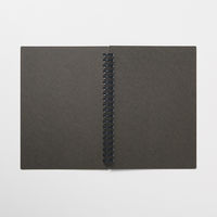 無印良品 リフィルノート 本体 クラフト表紙 A5　20穴 ダークグレー 1セット（1冊×2） 良品計画