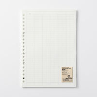 無印良品 リフィルノート リフィル 家計簿 A5　20穴 30枚 1セット（1袋（30枚入）×3） 良品計画