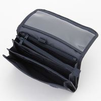 無印良品 ポリエステル 母子手帳ケース 小 ネイビー 約22×15cm 良品計画