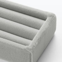 無印良品 ベロア内箱仕切リング用 ネックレス・ピアススタンド用 約幅5×奥行12×高さ2cm 良品計画