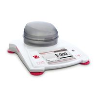 ポータブル天びん スカウトシリーズ(フルカラータッチスクリーン搭載モデル)220g/0.001g 校正証明書付 STX223JP 1個（直送品）