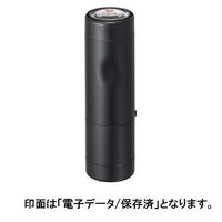 シヤチハタ 【電子帳簿保存法対策】データーネームEX15号ブラック電子データ/保存済インキ赤 XGL-15C 1個（わけあり品）