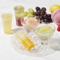 〈ラ・メゾン白金〉2層のフルーツゼリー5コ 1箱 三越伊勢丹 手提げ袋付き 手土産 ギフト 母の日 父の日 お中元