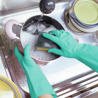 【天然ゴム手袋】 ダンロップホームプロダクツ 天然ゴム中厚手 3双パック 6790 1パック（3双入）