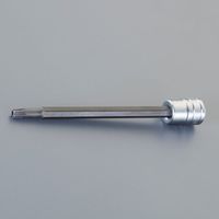 エスコ 1/4”DRxT15 [TORX]ロングビットソケット(イジリ止) EA618NV-315 1セット(3個)（直送品）