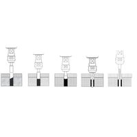 エスコ M6ーM14/5本組 超硬ボルトリムーバー(180 ゚) EA584CA-0 1セット（直送品）