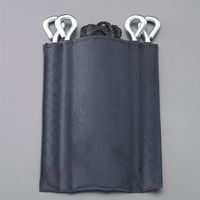 エスコ 250mm テント用ペグセット(4本/4mロープ付) EA915DL-30A 1セット(3セット)（直送品）