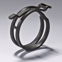 エスコ 180mm ホースクランププライヤー EA463PK-10 1丁（直送品）