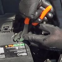 エスコ 180mm バッテリーターミナルナットプライヤー EA514BA-31 1セット(2本)（直送品）